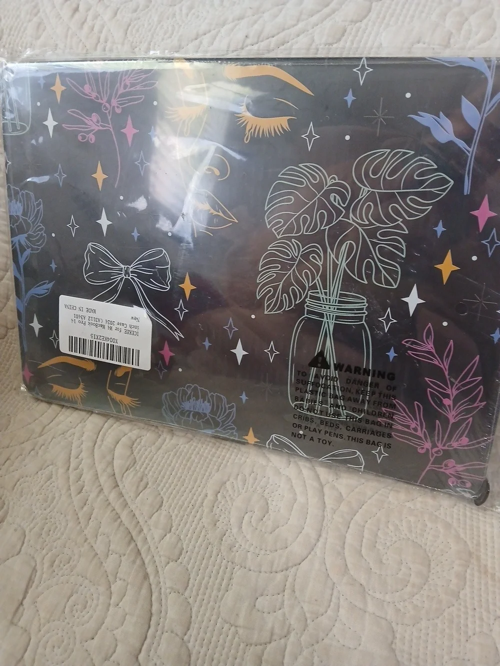 Whimsigoth Celestial MacBook Pro 14 Inch M4 Case Bundle w/ Keyboard Cover Cloth